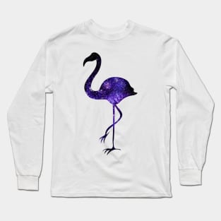 Starry Flamingo Long Sleeve T-Shirt